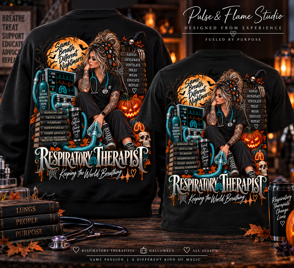 Same Breath, Different Nightmares | Respiratory Therapist Halloween