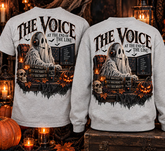 The Voice at the End of the Line | Halloween Dispatcher Shirt