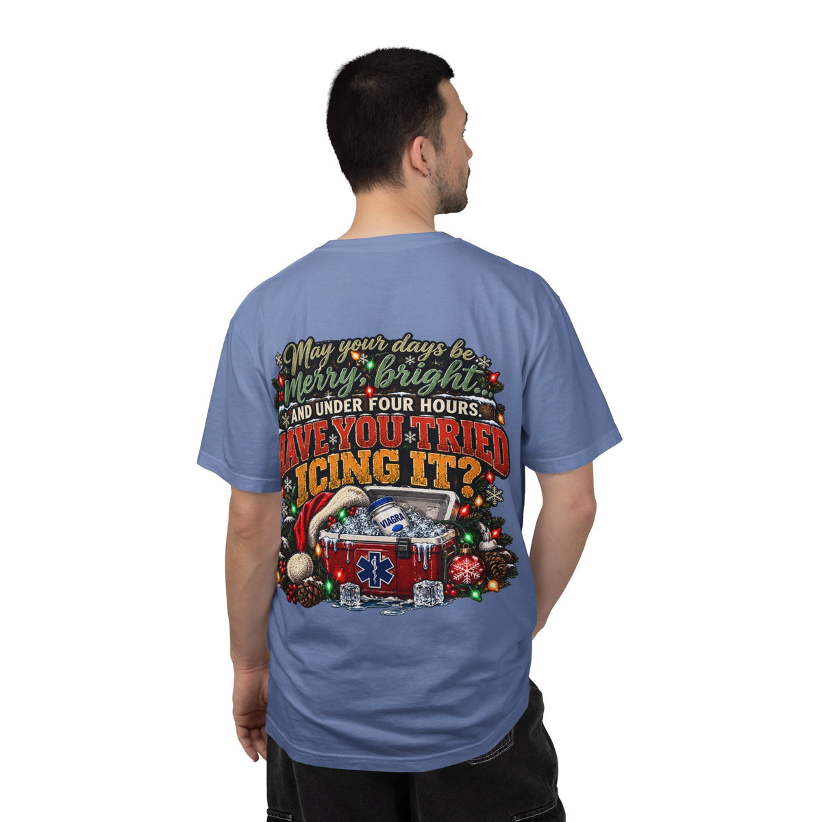 Have You Tried Icing It? Christmas EMS Shirt | Funny Paramedic Holiday T-Shirt & Sweatshirt | Adult Medical Humor Gift