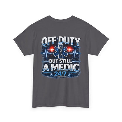 EMT Paramedic Tee — "Medic 24/7" First Responder Gift