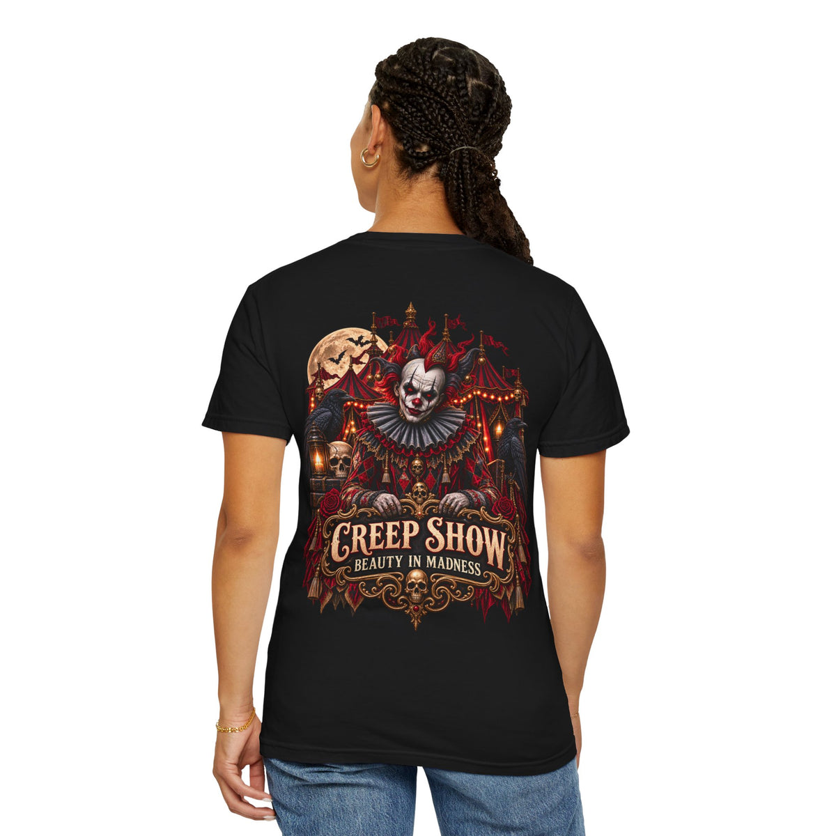 Creep Show: Beauty in Madness | Paranormal Cirque Gothic Halloween Shirt
