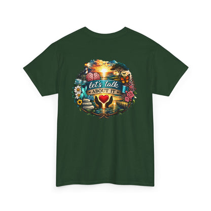 Let’s Talk About It Mental Health Awareness T-Shirt  You Are Not Alone Inspirational Tee Depression, Anxiety, PTSD