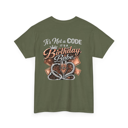 Bougie EMS Lady Birthday Tee — EMS Women First Responder Birthday Shirt