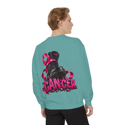 Cancer Awareness Sweatshirt  EMS Edition– Pink Ribbon Fighter Graphic Crewneck