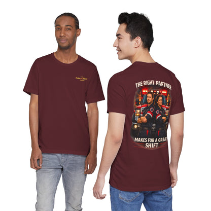 First Responder Tribute T-Shirt — Paramedic, Law Enforcement & Firefighter Partner Tee