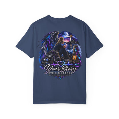 Your Story Still Matters T-Shirt — Angel Wings Memorial Tee