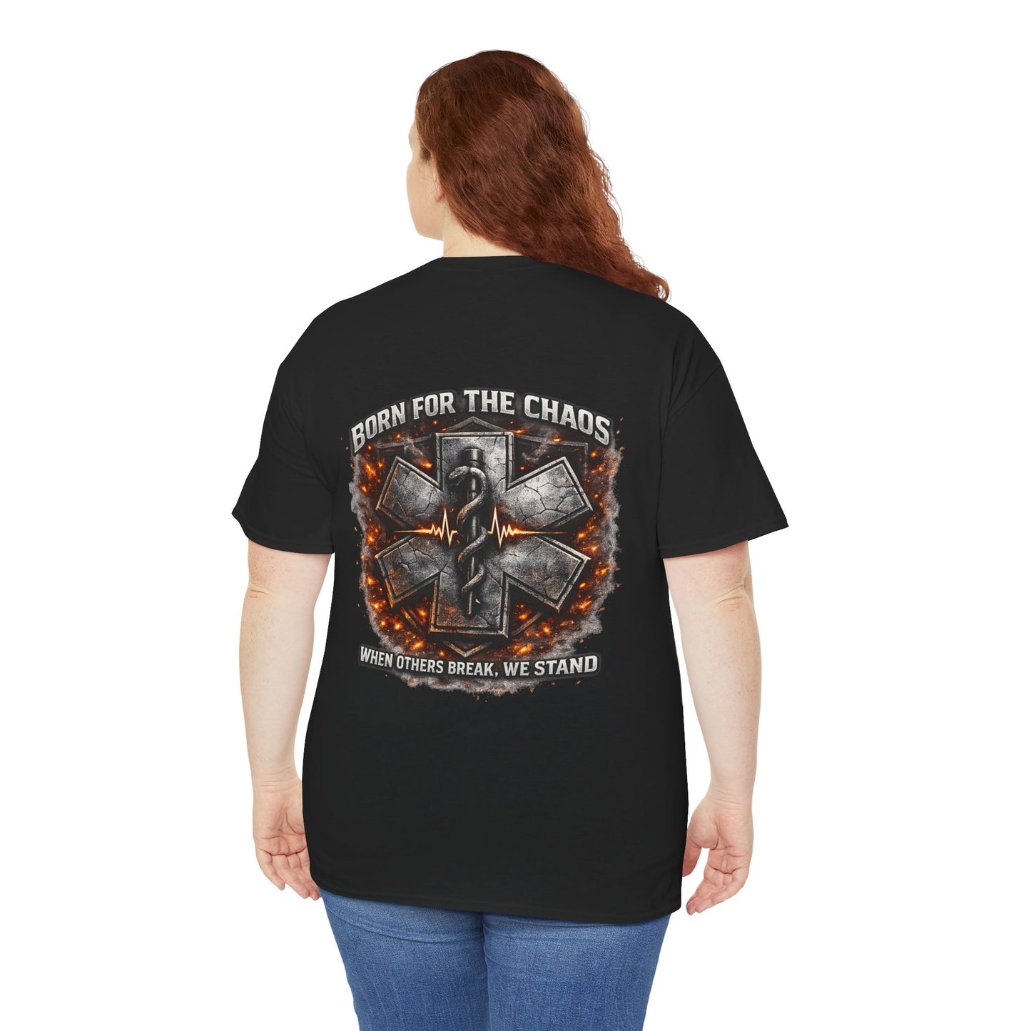 Born for Chaos Paramedic EMT T-Shirt — First Responder Gift