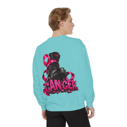 Cancer Awareness Sweatshirt  EMS Edition– Pink Ribbon Fighter Graphic Crewneck