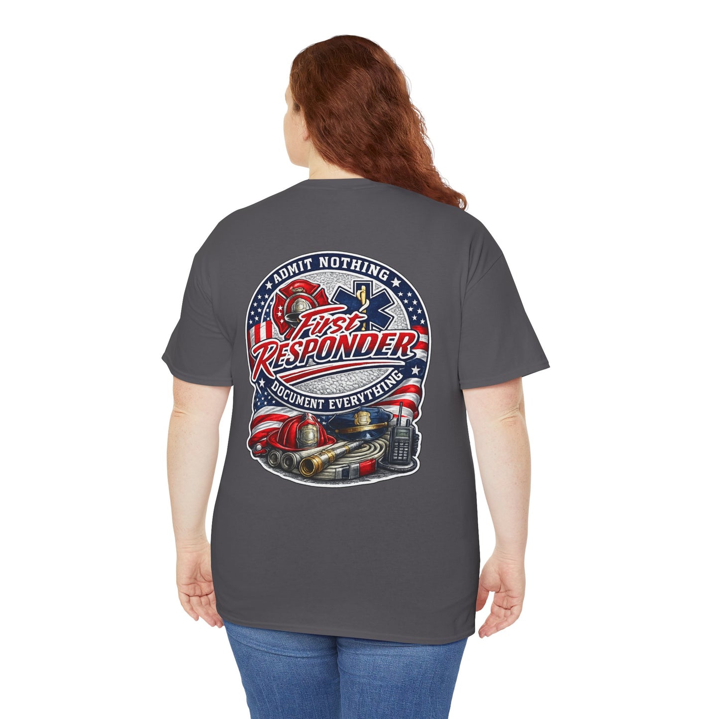 Admit Nothing, Document Everything Tee — Funny EMT Paramedic & Firefighter Shirt