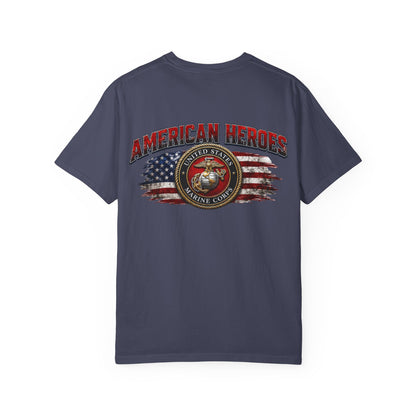 USMC 'American Heroes' Garment-Dyed T-Shirt