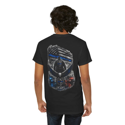 Thin Blue Line Eagle Tee — 2026 Police Support Patriotic Law Enforcement Shirt