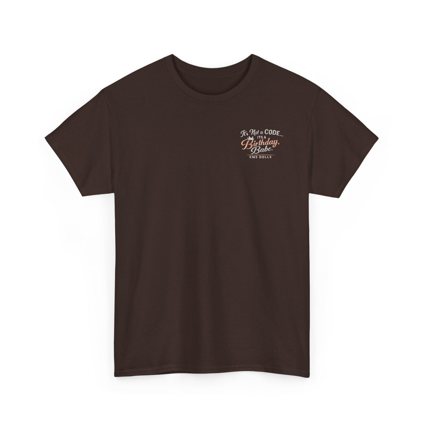 Bougie EMS Lady Birthday Tee — EMS Women First Responder Birthday Shirt