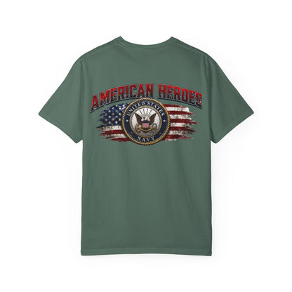 American Heroes US Navy T-Shirt — Patriotic Veteran Gift