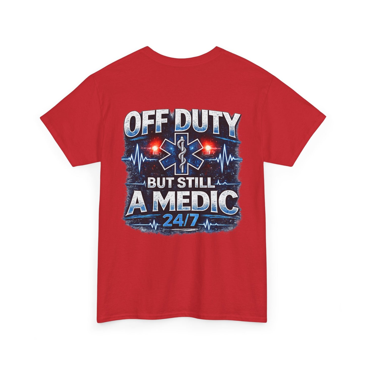 EMT Paramedic Tee — "Medic 24/7" First Responder Gift