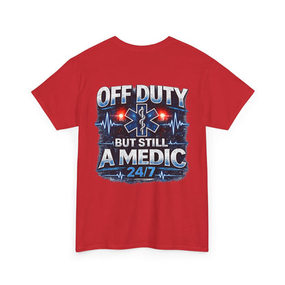 EMT Paramedic Tee — "Medic 24/7" First Responder Gift
