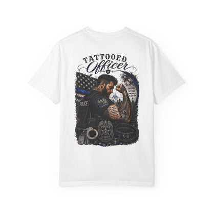 Thin Blue Line Tribute K-9 Police T-Shirt — To Serve & Protect