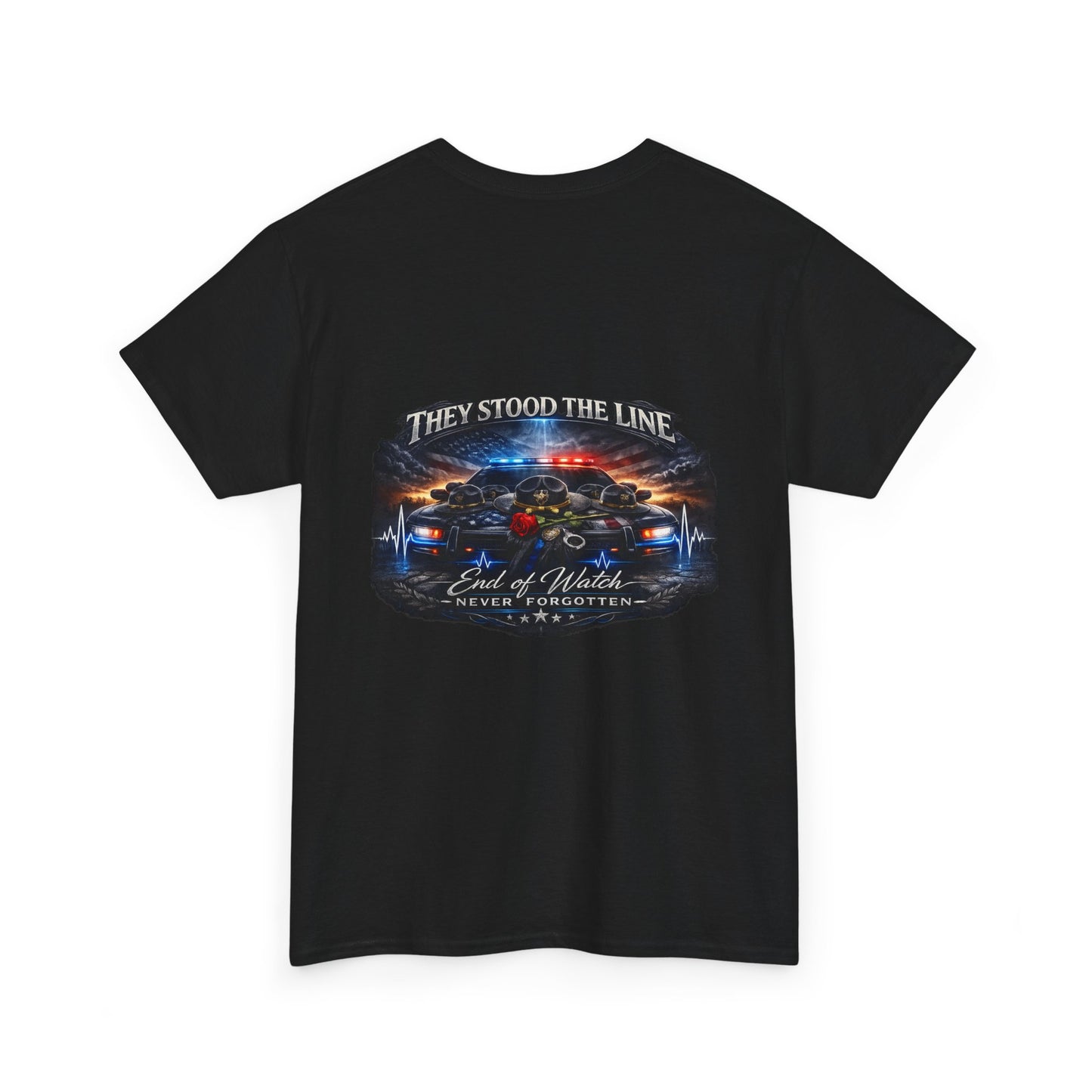 North Carolina State Trooper Memorial T-Shirt — Badge Tribute