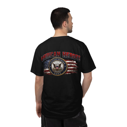 American Heroes US Navy T-Shirt — Patriotic Veteran Gift