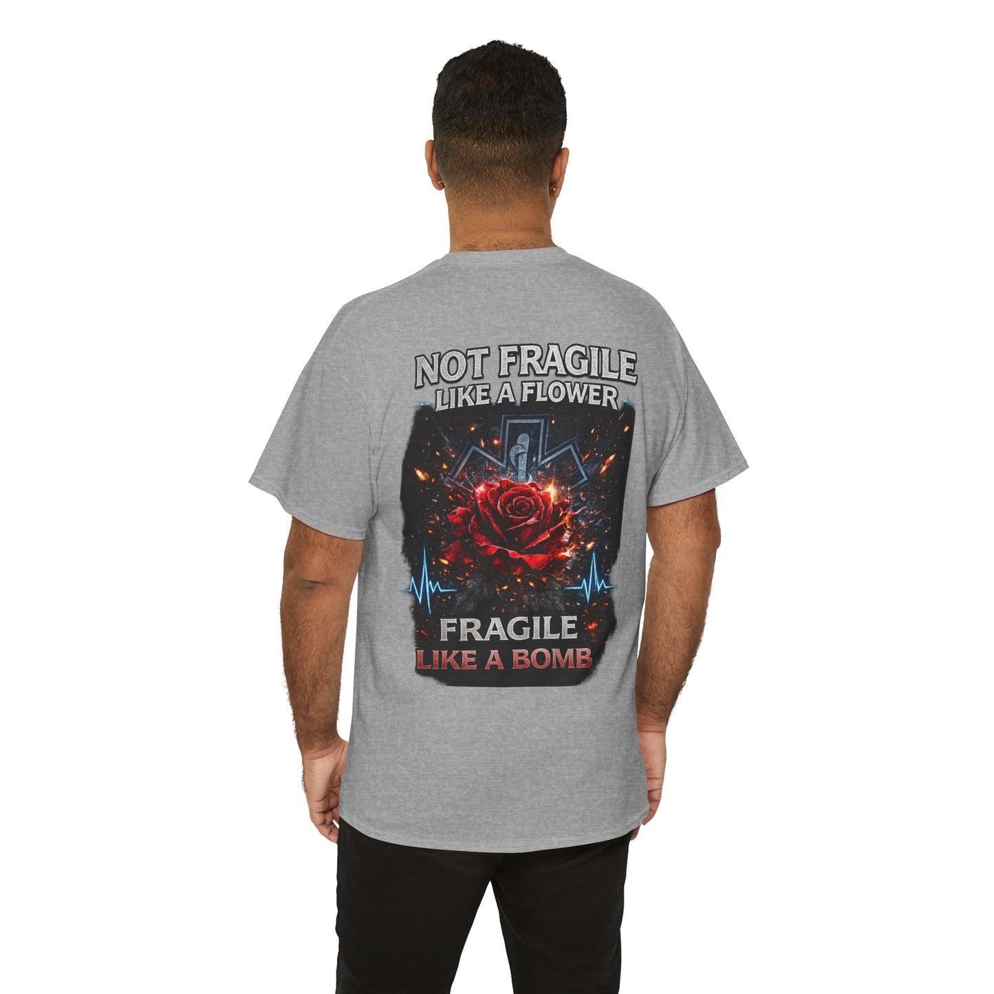 Paramedic EMT Tee — "Fragile Like a Bomb" First Responder Gift