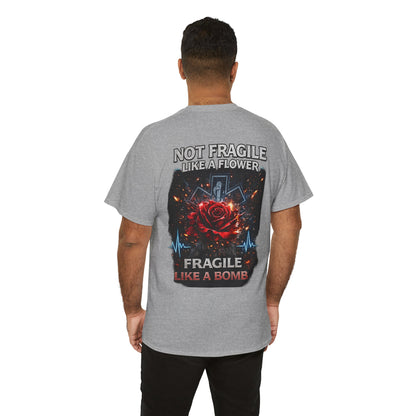 Paramedic EMT Tee — "Fragile Like a Bomb" First Responder Gift