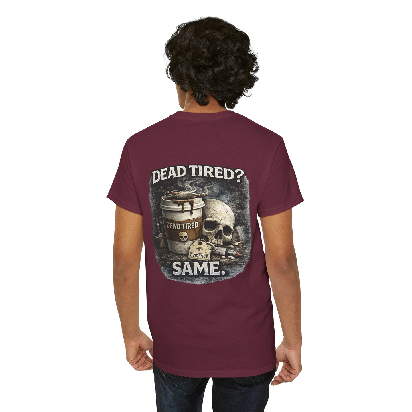 Funny 'Dead Tired' Paramedic T-Shirt — First Responder Gift