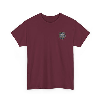 Sworn to serve-State Trooper Badge North Carolina T‑Shirt – Motto