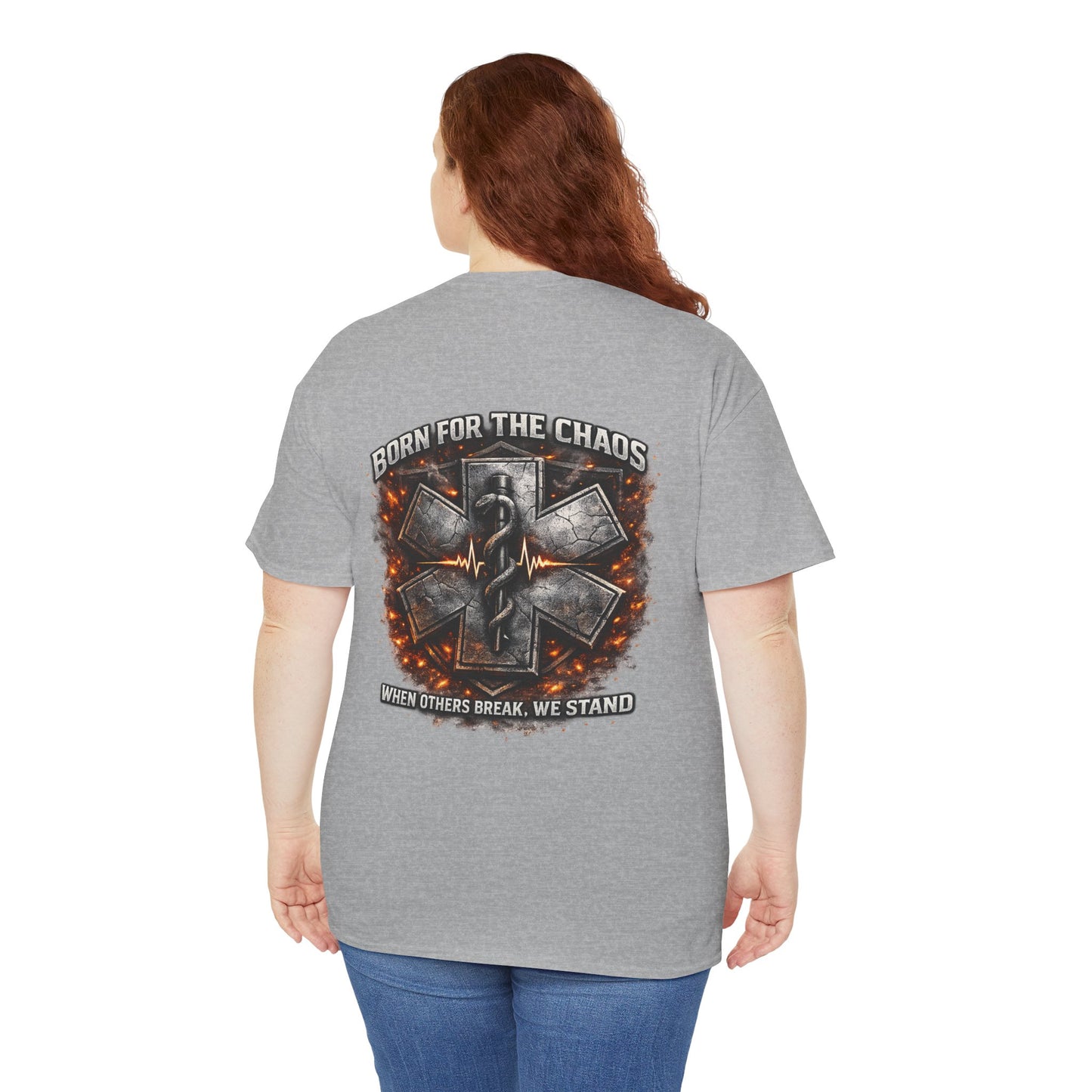 Born for Chaos Paramedic EMT T-Shirt — First Responder Gift