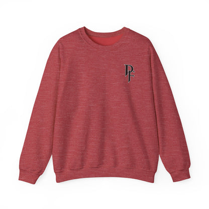 Autumn Lantern Pumpkin Stack Sweatshirt | Cozy Fall Leaves Scene