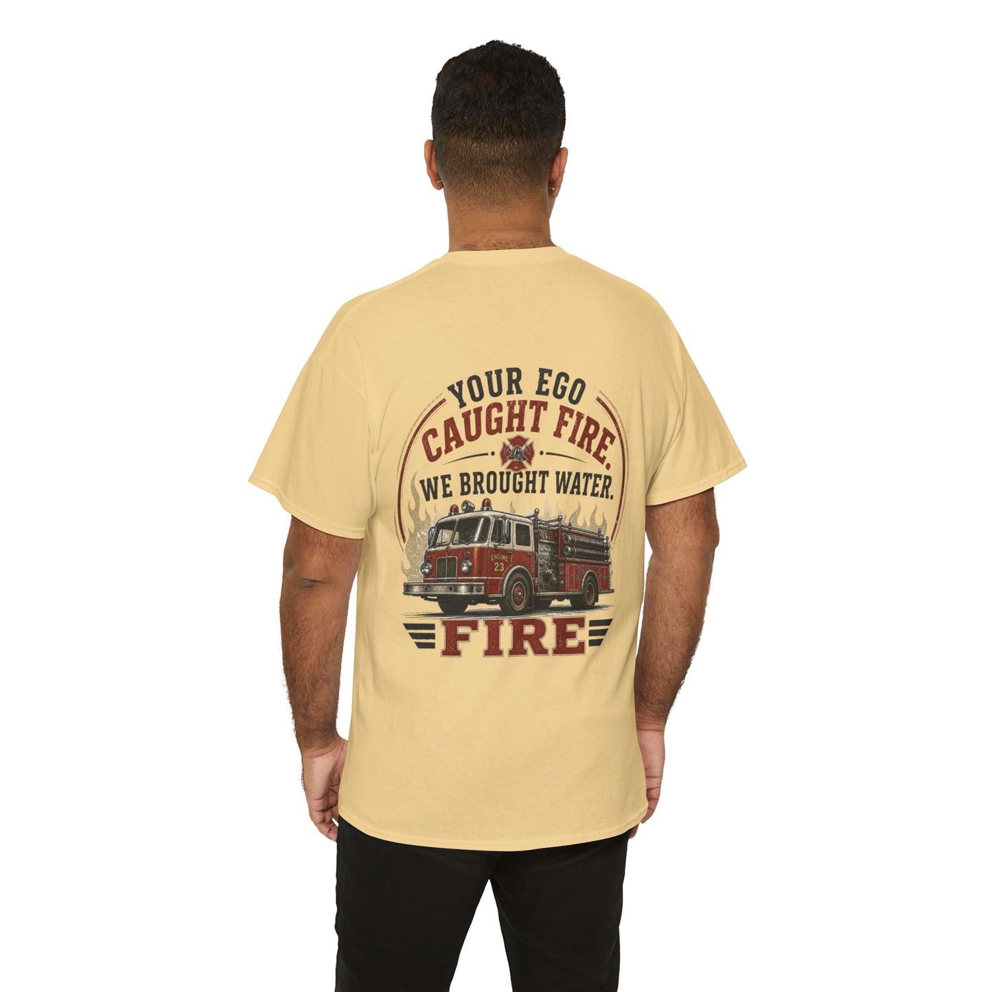 Vintage Firefighter Tee | Retro Fire Dept Shirt