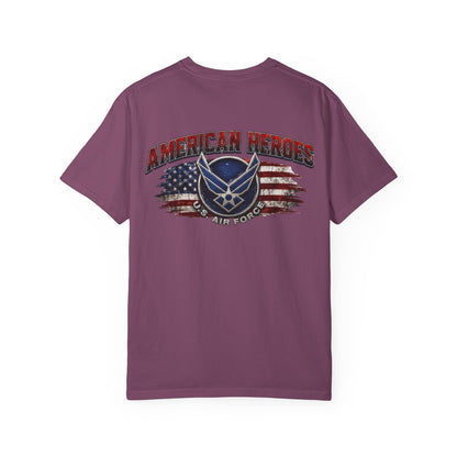 Air Force American Heroes T-Shirt — Patriotic U.S. Flag Military Tee