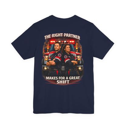 First Responder Tribute T-Shirt — Paramedic, Law Enforcement & Firefighter Partner Tee