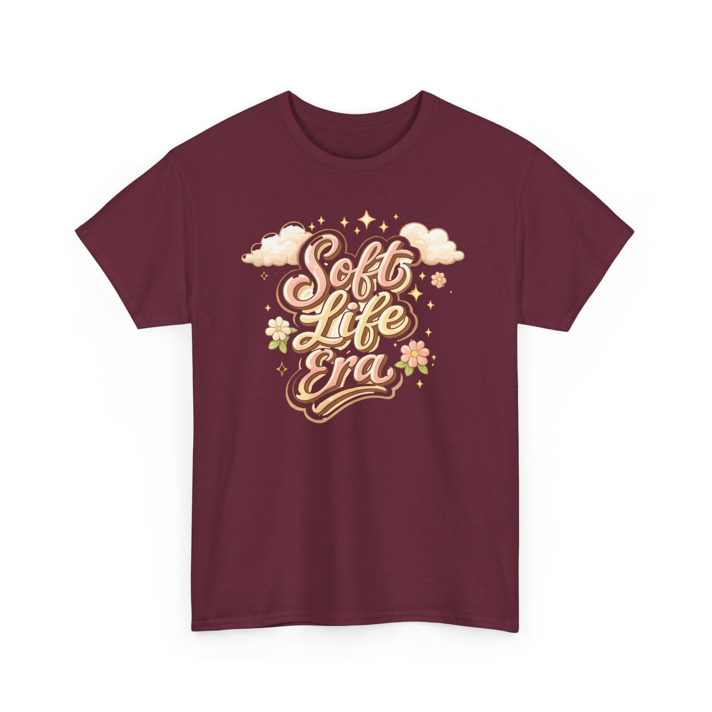Soft Life Era Graphic Tee | Aesthetic Soft Girl Vintage Self Care Shirt