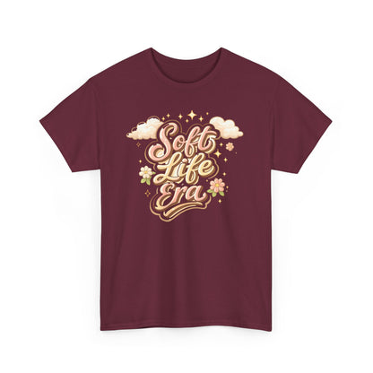 Soft Life Era Graphic Tee | Aesthetic Soft Girl Vintage Self Care Shirt