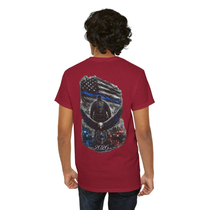 Thin Blue Line Eagle Tee — 2026 Police Support Patriotic Law Enforcement Shirt