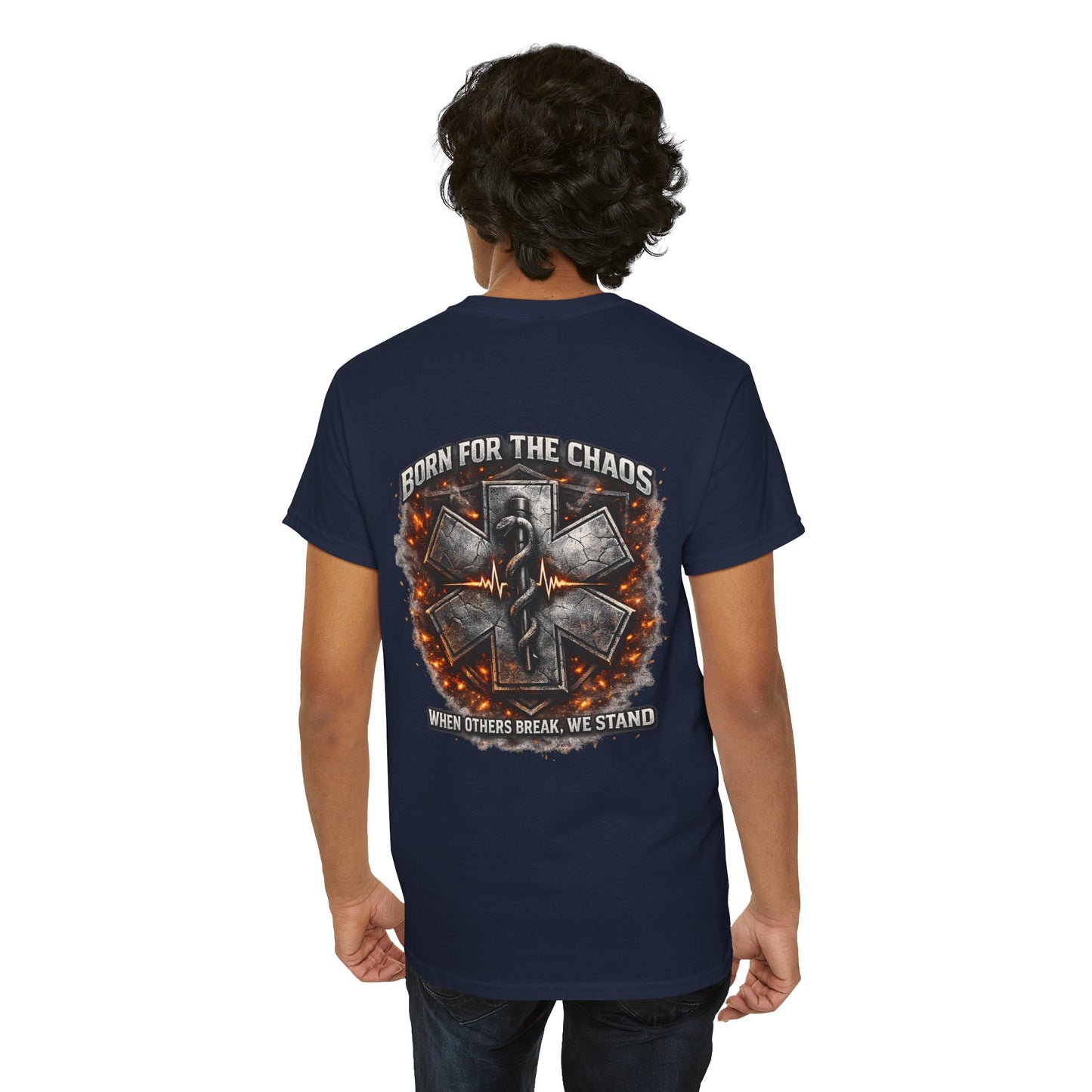 Born for Chaos Paramedic EMT T-Shirt — First Responder Gift