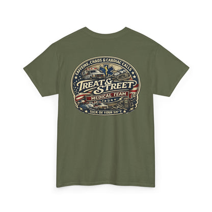 Treat & Street Medical Team First Responders T-Shirt | Firefighter Police EMS