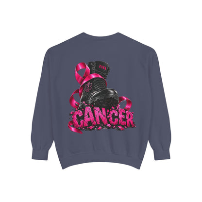 Cancer Awareness Sweatshirt  EMS Edition– Pink Ribbon Fighter Graphic Crewneck