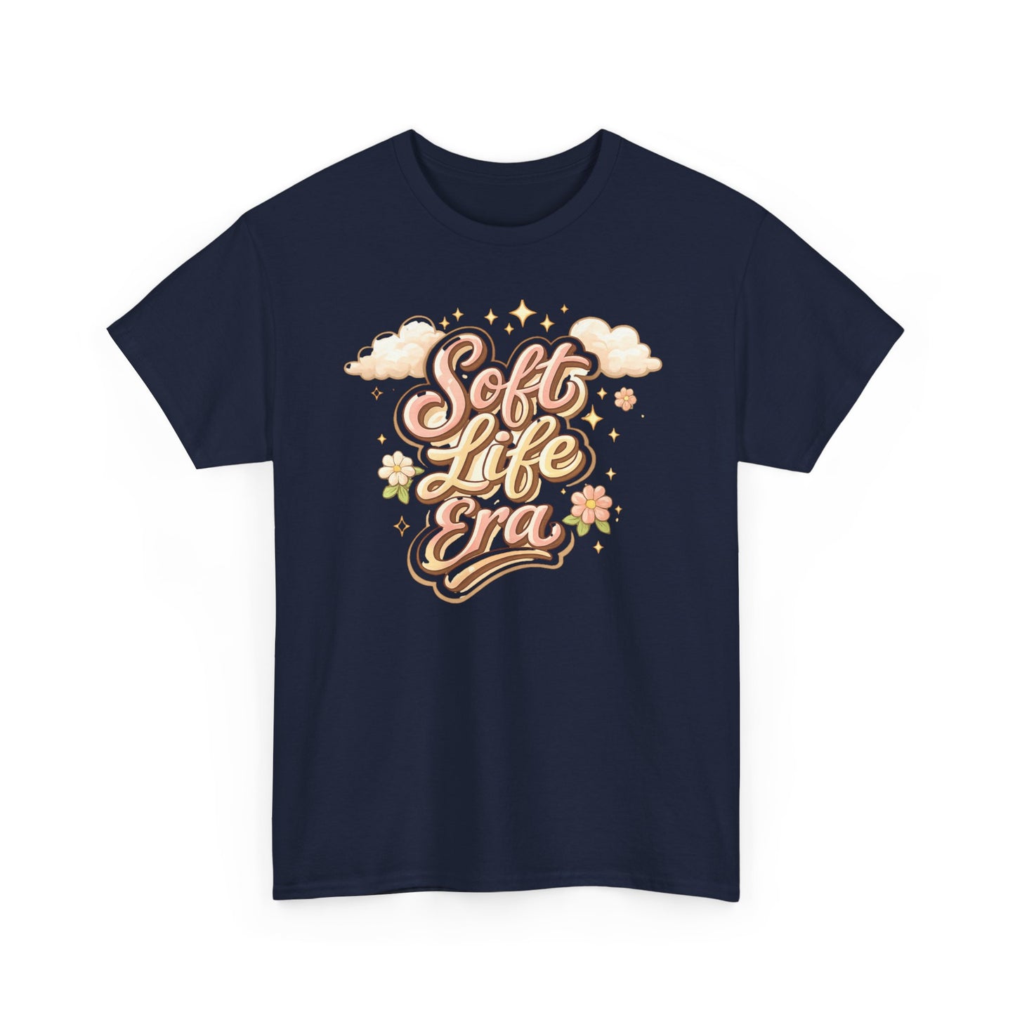 Soft Life Era Graphic Tee | Aesthetic Soft Girl Vintage Self Care Shirt
