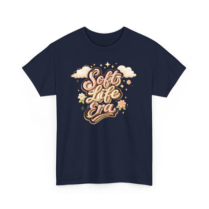 Soft Life Era Graphic Tee | Aesthetic Soft Girl Vintage Self Care Shirt