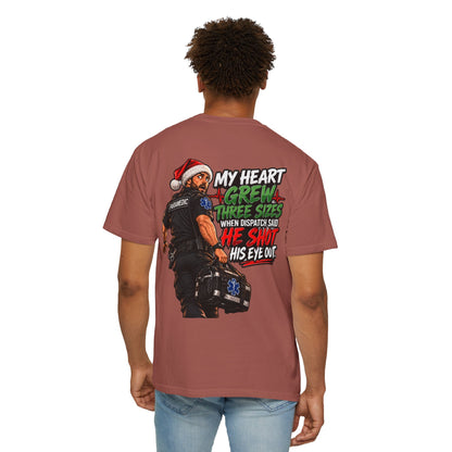 My Heart Grew Three Sizes | Funny Paramedic Christmas T-Shirt & Sweatshirt