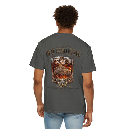 Police Bourbon & Brotherhood T-Shirt — "Call Me Old Fashioned"