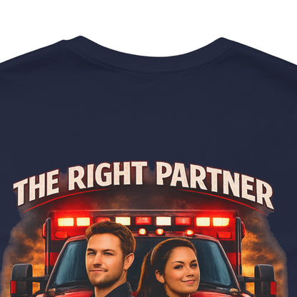 First Responder Tribute T-Shirt — Paramedic, Law Enforcement & Firefighter Partner Tee