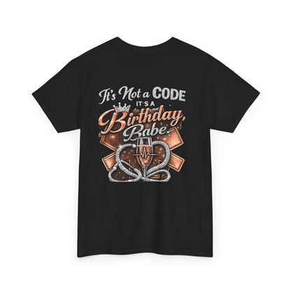 Bougie EMS Lady Birthday Tee — EMS Women First Responder Birthday Shirt