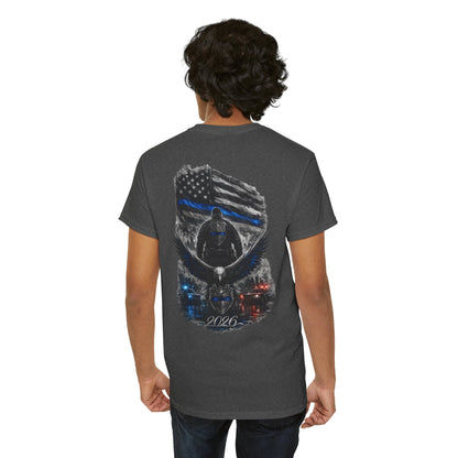 Thin Blue Line Eagle Tee — 2026 Police Support Patriotic Law Enforcement Shirt