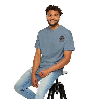 Firefighter Tribute T-Shirt — "343 Never Forget" Fire Rescue Back Design