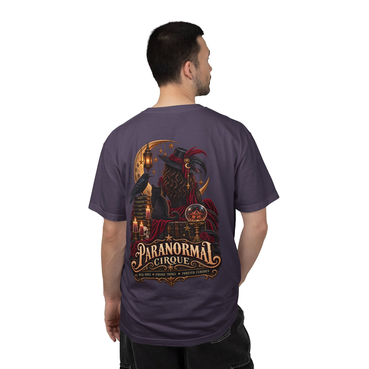 Paranormal Cirque T-Shirt — Gothic Raven Fortune Teller Tee