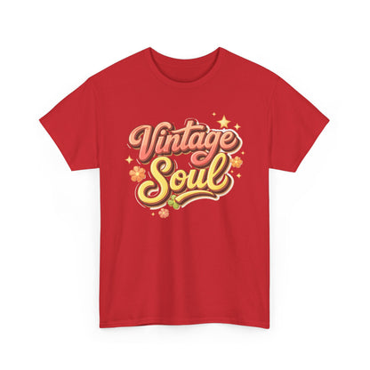 Retro Groovy Tee — "Vintage Soul" 70s-Inspired Hippie Graphic Shirt