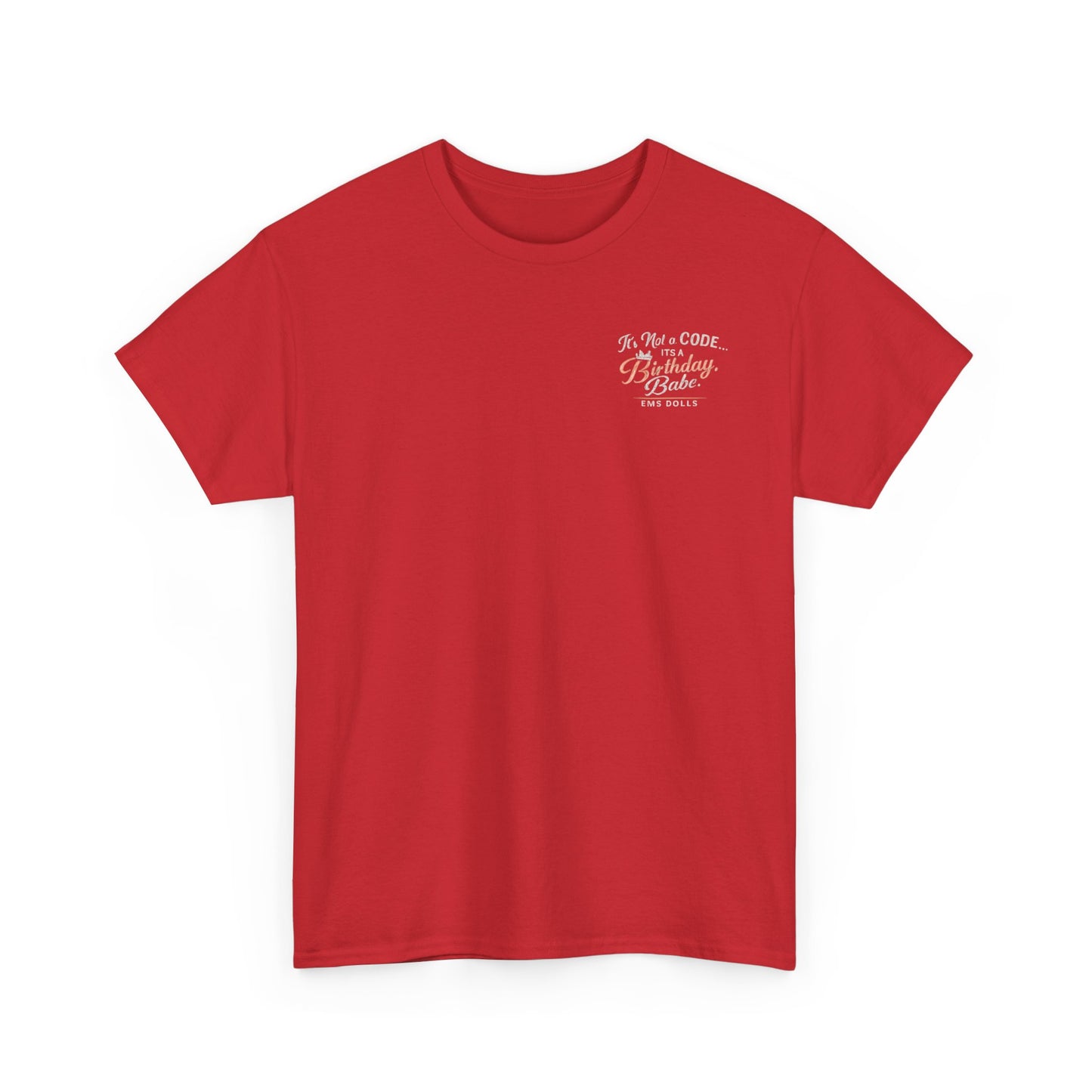 Bougie EMS Lady Birthday Tee — EMS Women First Responder Birthday Shirt