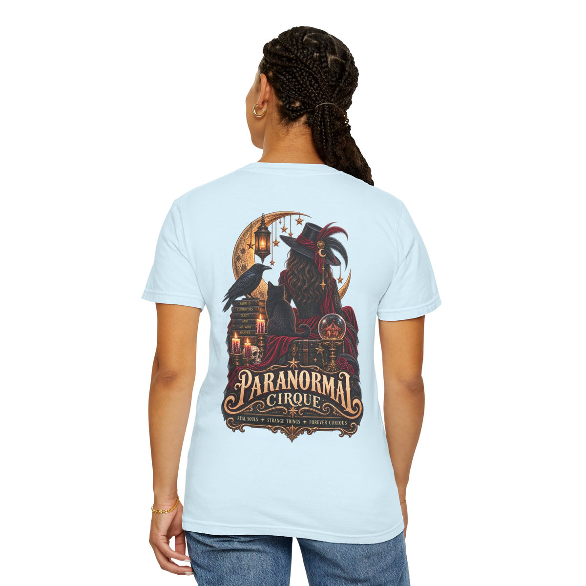 Paranormal Cirque T-Shirt — Gothic Raven Fortune Teller Tee