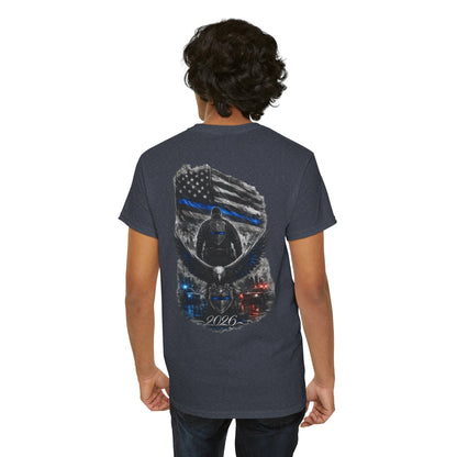 Thin Blue Line Eagle Tee — 2026 Police Support Patriotic Law Enforcement Shirt